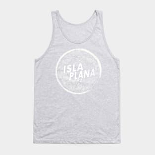 Isla Plana Vintage White Emblem Tank Top